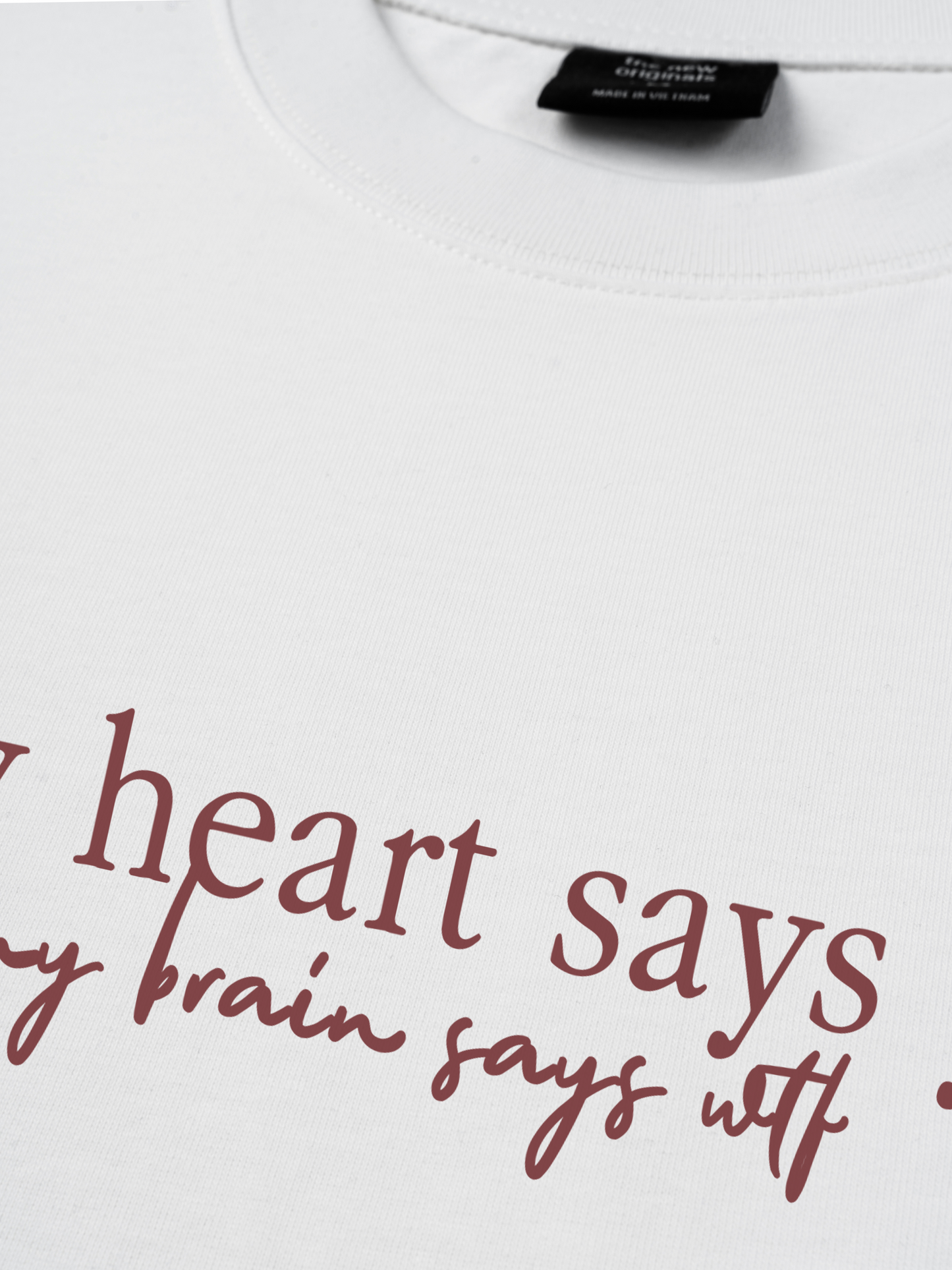 Áo Thun Relaxed Fit My Heart Say Yes
