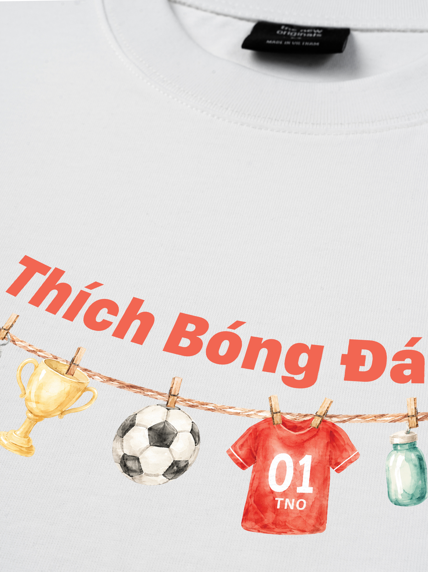 Áo Thun Relaxed Fit Thích Bóng Đá