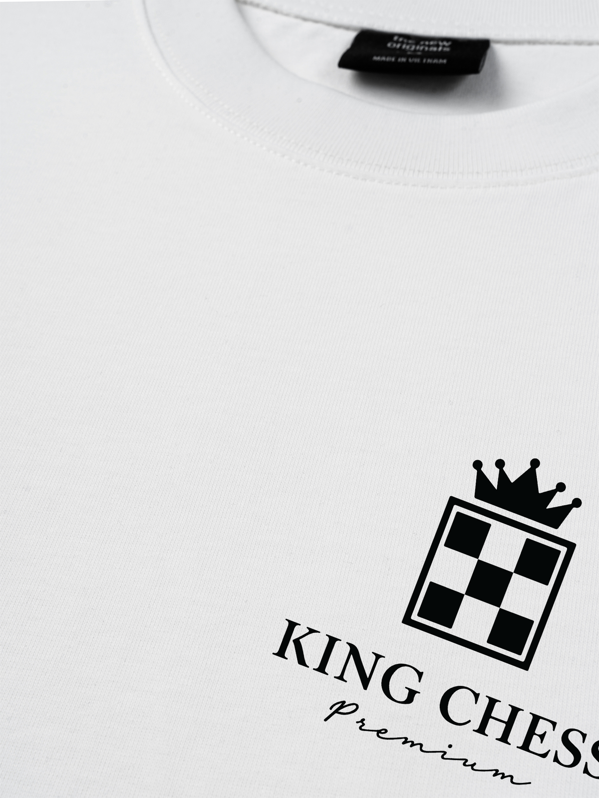 Áo Thun Relaxed Fit King Chess