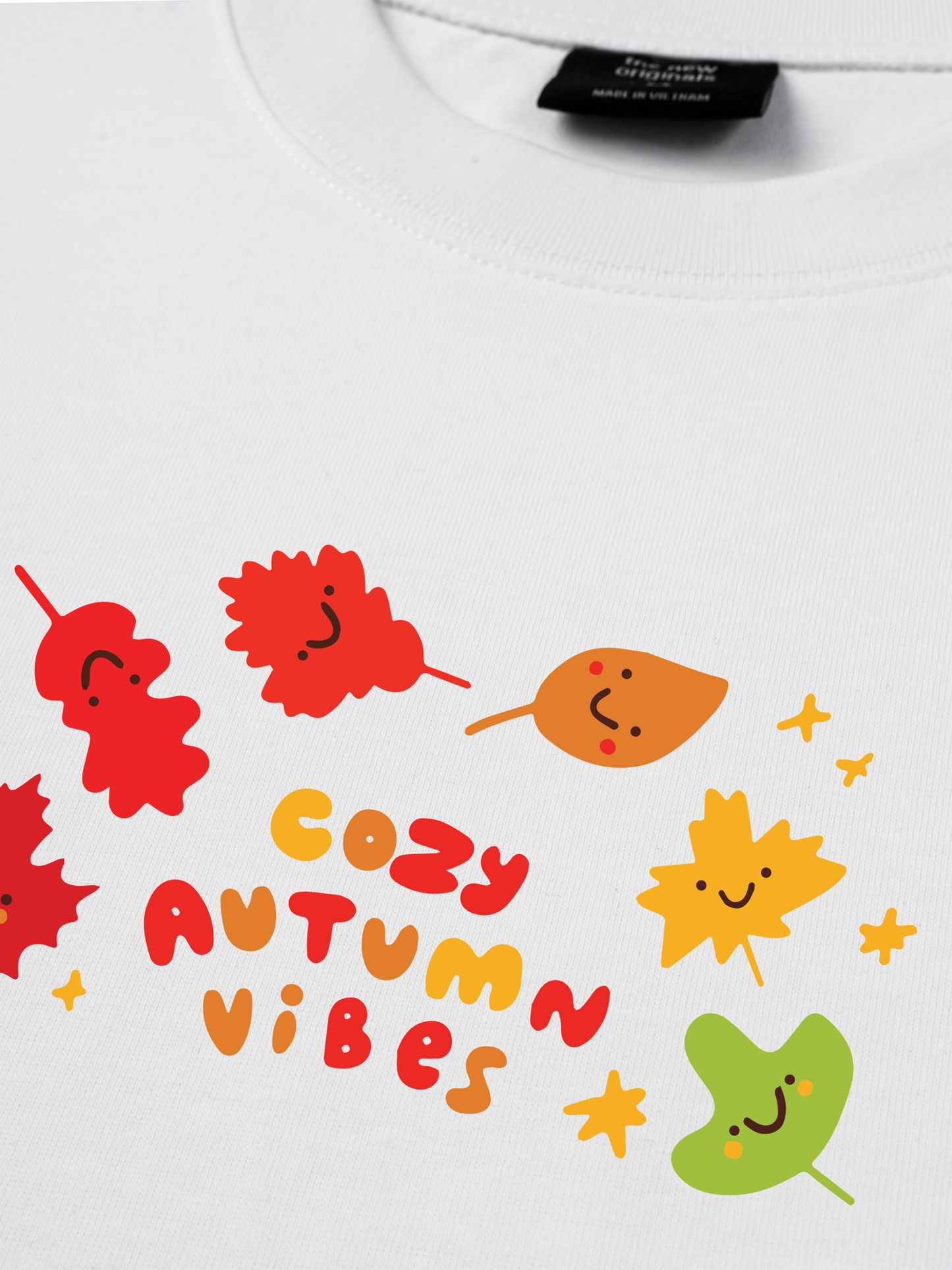 Áo Thun Relaxed Fit Autumn Cozy Autumn Vibes