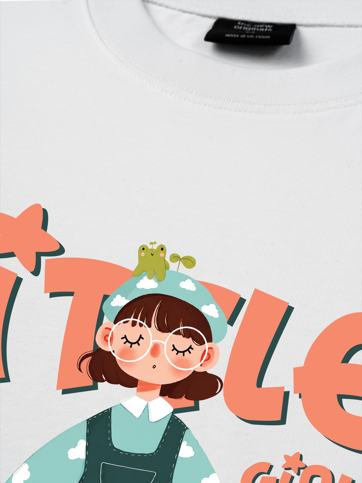 Áo Thun Relaxed Fit Little Cloud Girl