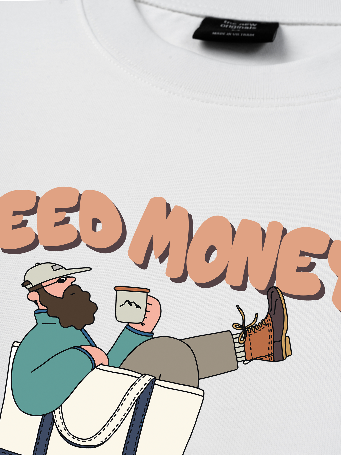 Áo Thun Relaxed Fit Weekend Need Money For Shopping