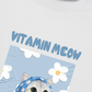Áo Thun Relaxed Fit Flower With Meow