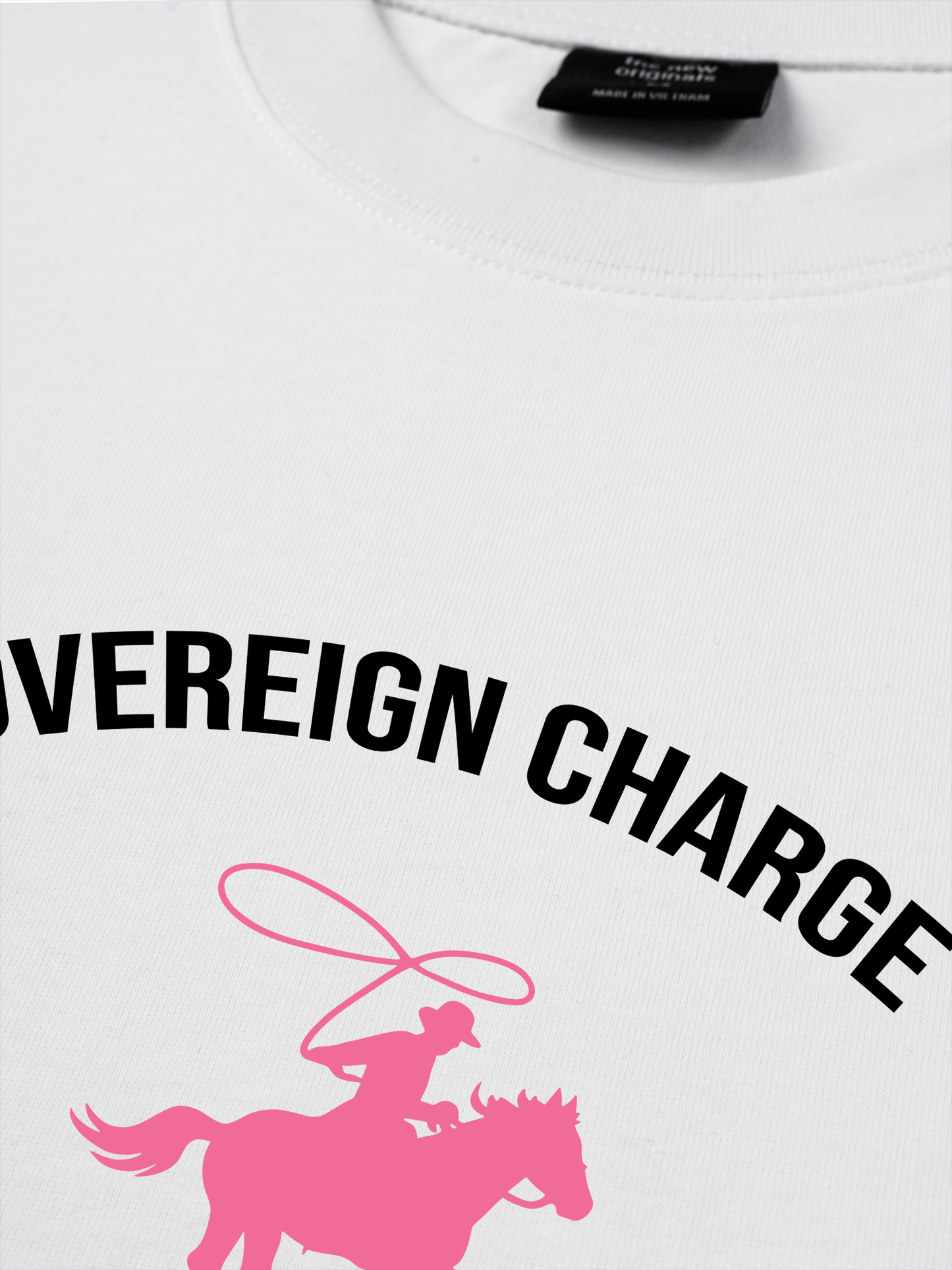 Áo Thun Relaxed Fit SOVERREIGN CHARGE PINK HORSE