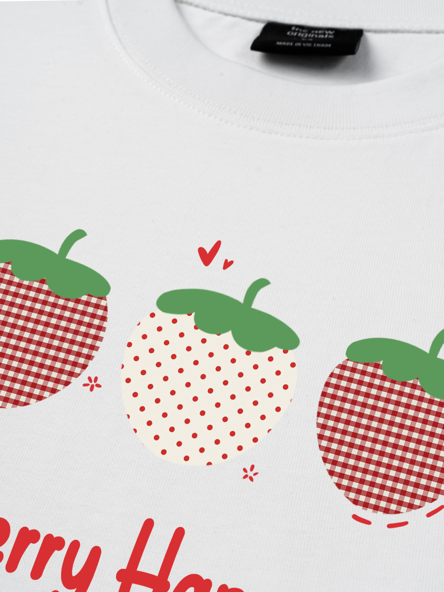 Áo Thun Relaxed Fit Daily Cuties Berry Happy