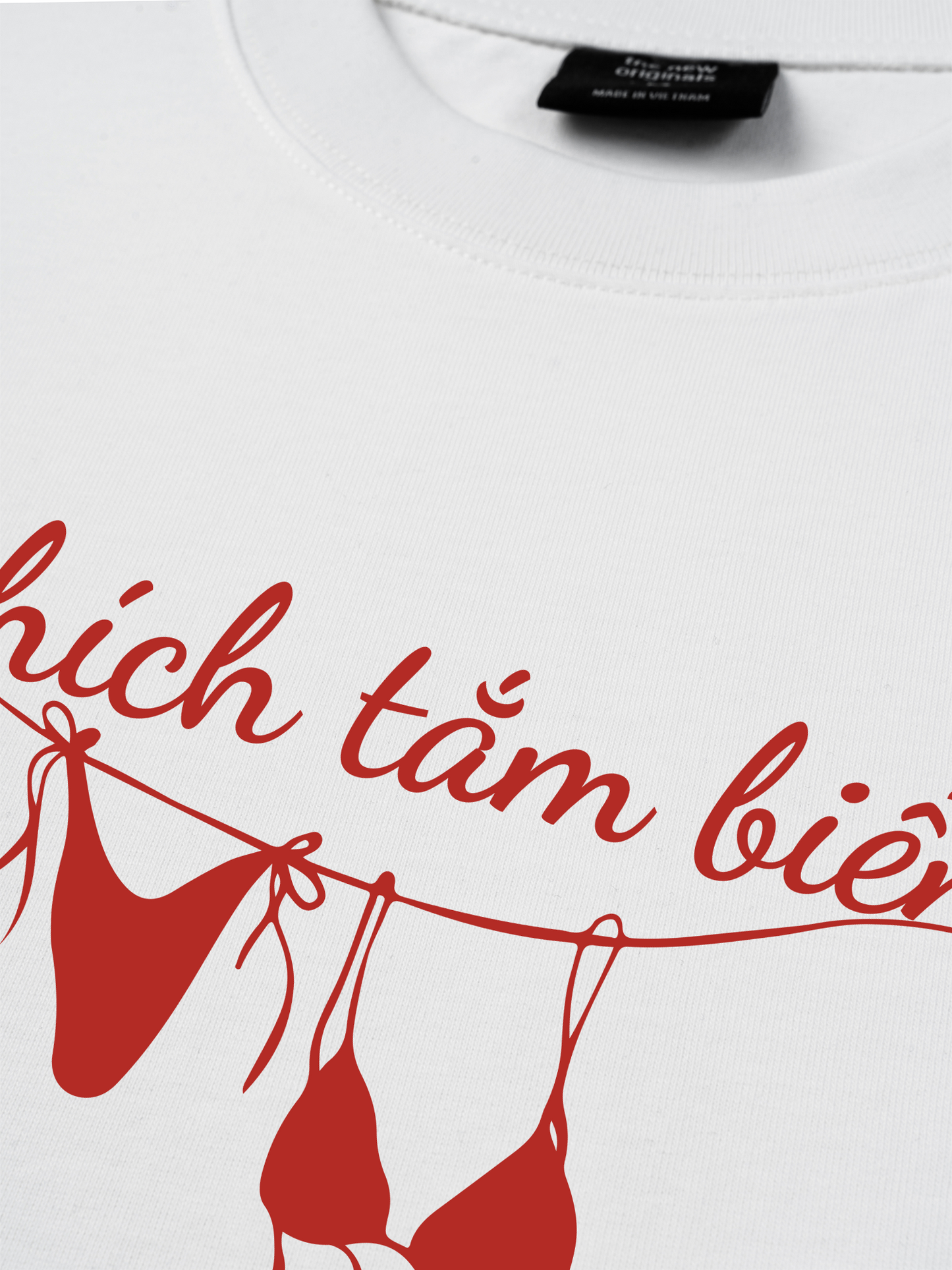 Áo Thun Relaxed Fit Thích Tắm Biển
