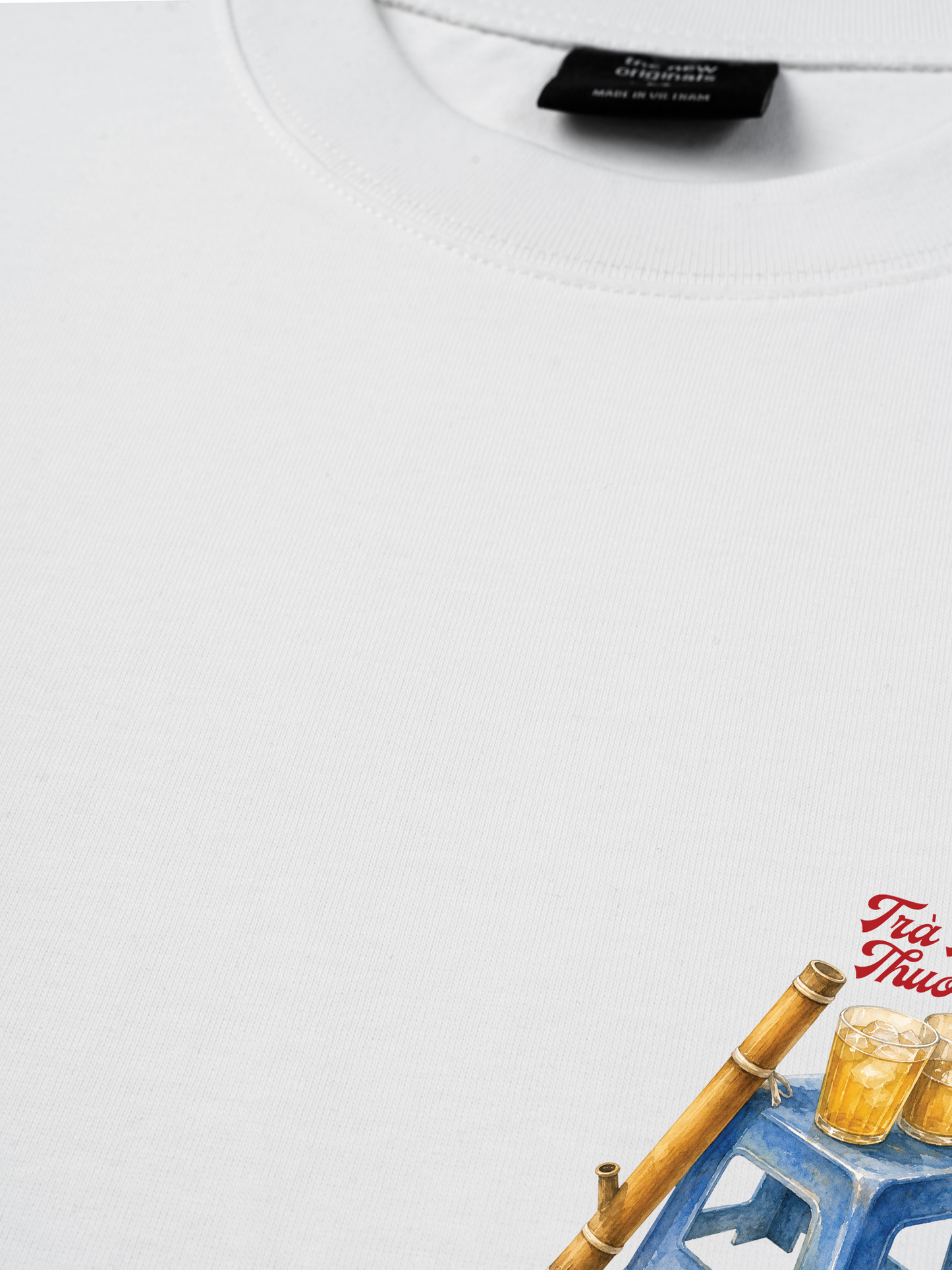 Áo Thun Relaxed Fit Trà Đá Thuốc Lào