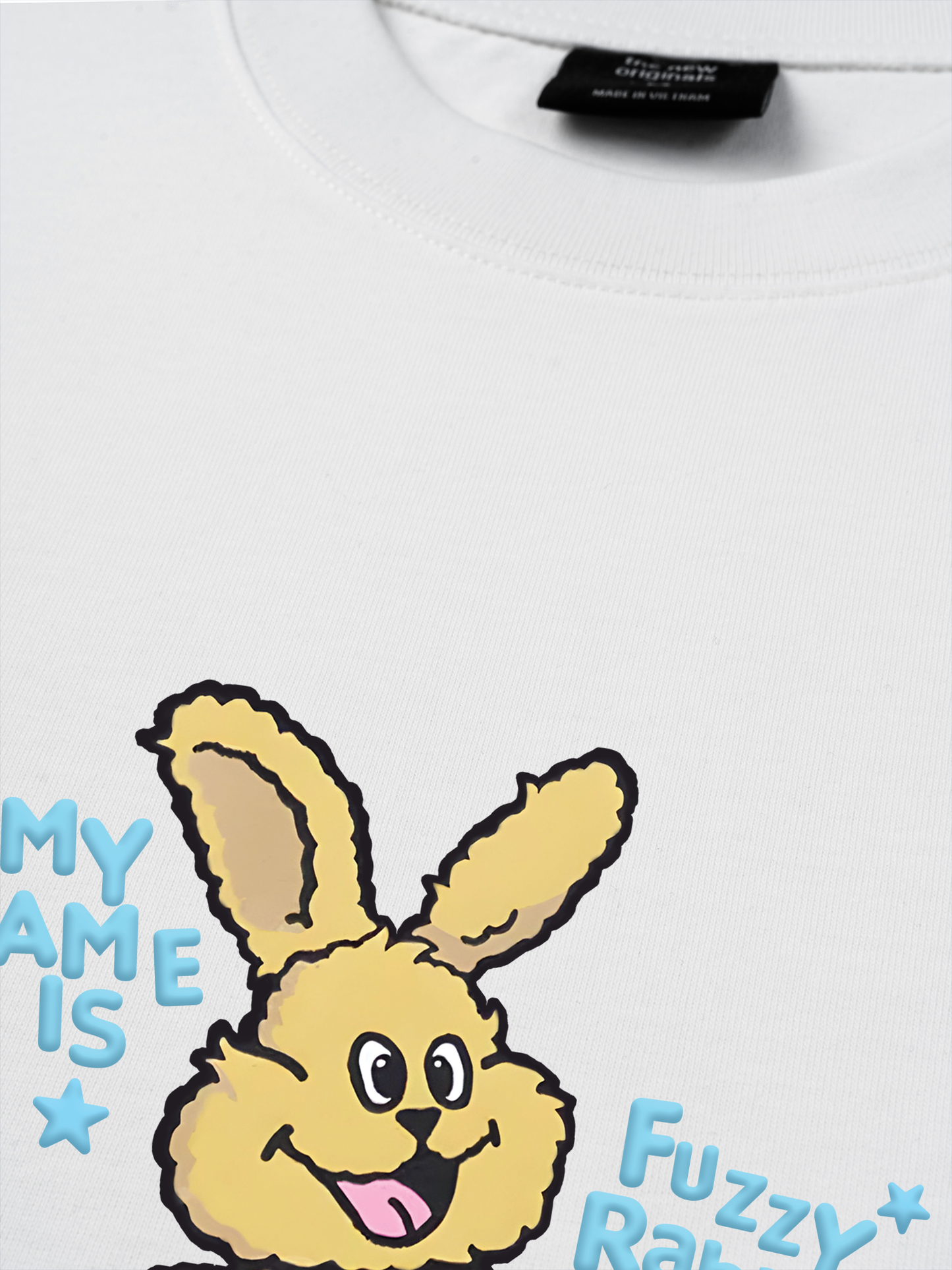 Áo Thun Relaxed Fit My Name Is Fuzzy Rabbit