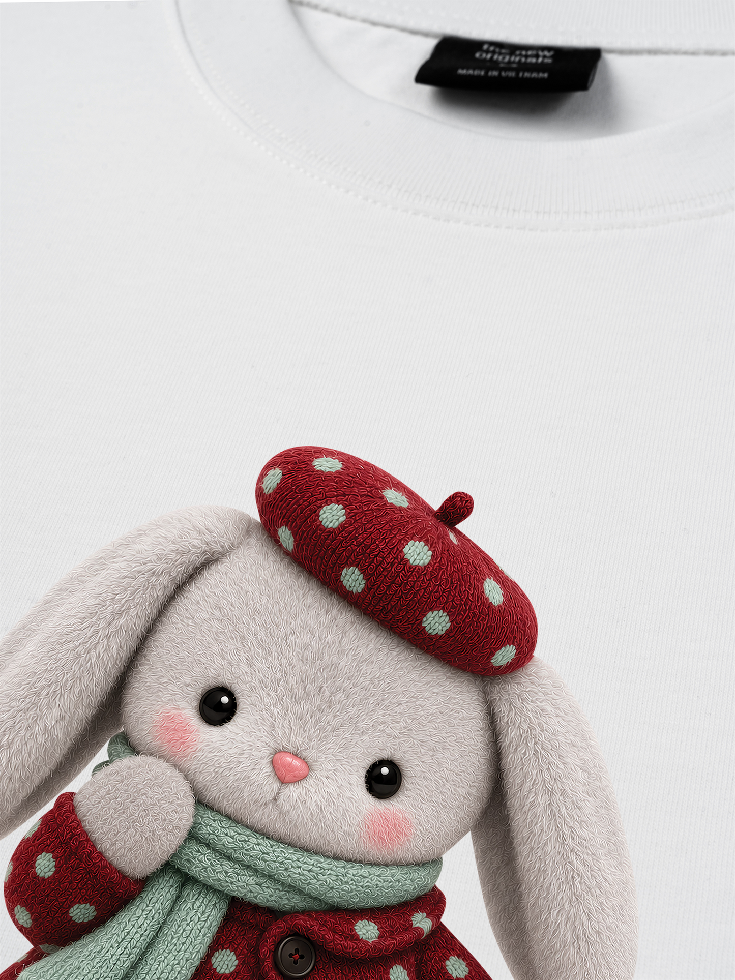 Áo Thun Relaxed Fit Cherry Bunny