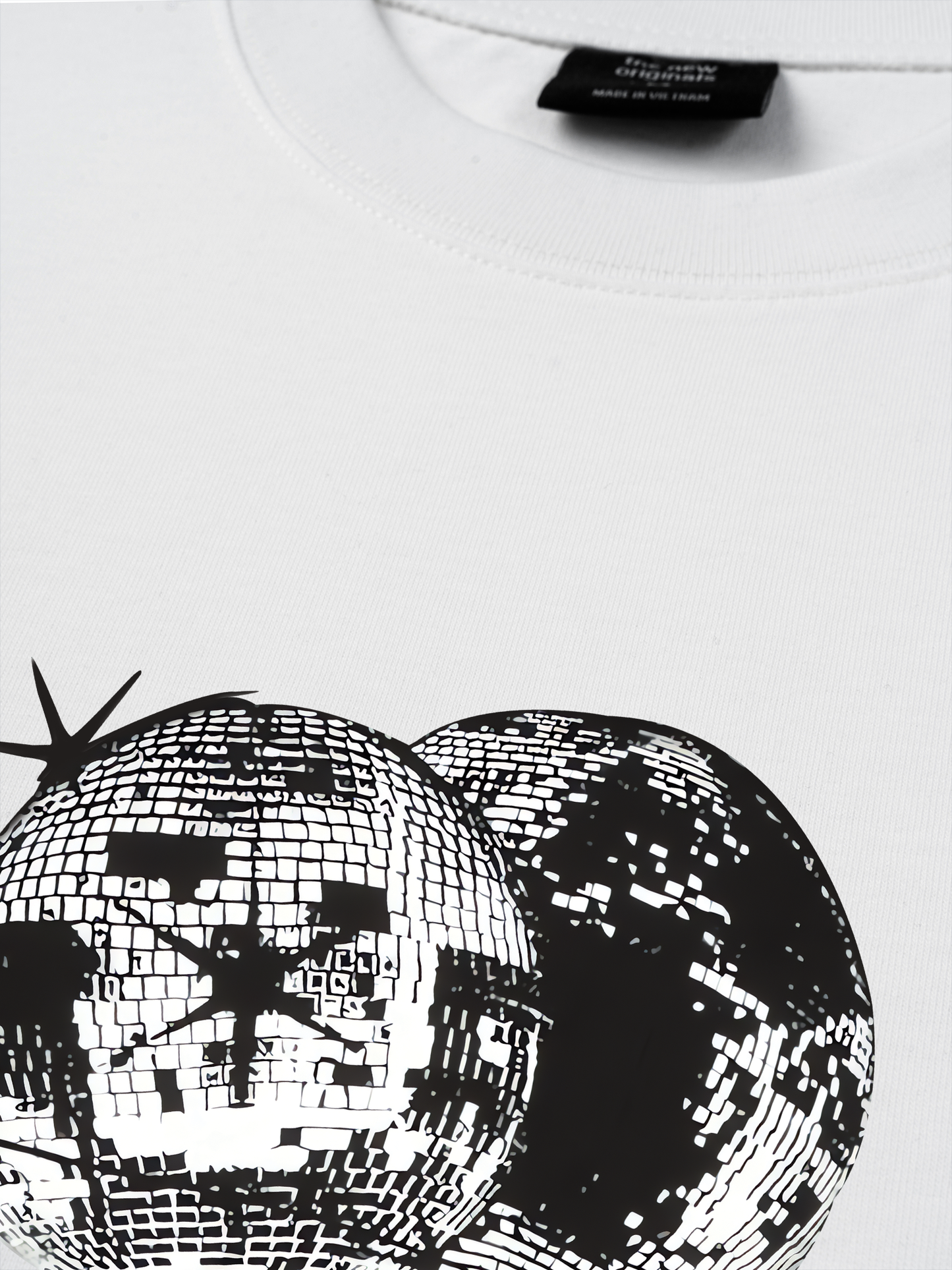 Áo Thun Relaxed Fit Retro 90s Disco Ball