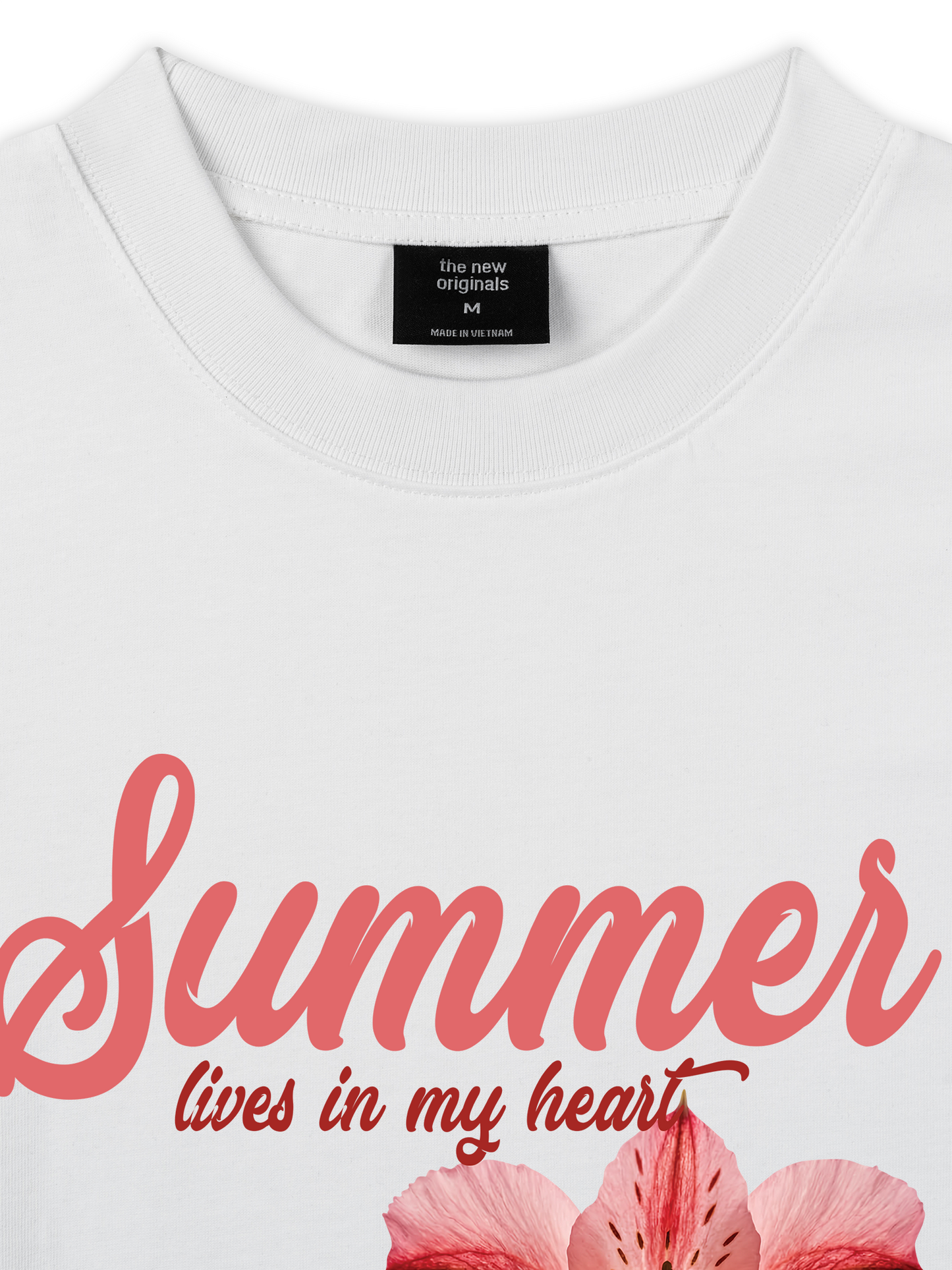 Áo Thun Relaxed Fit Summer Lives In My Heart