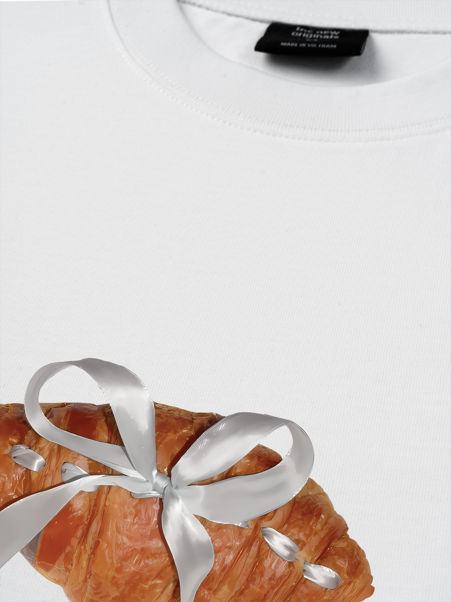 Áo Thun Relaxed Fit Sweet Pastry Silver Bow