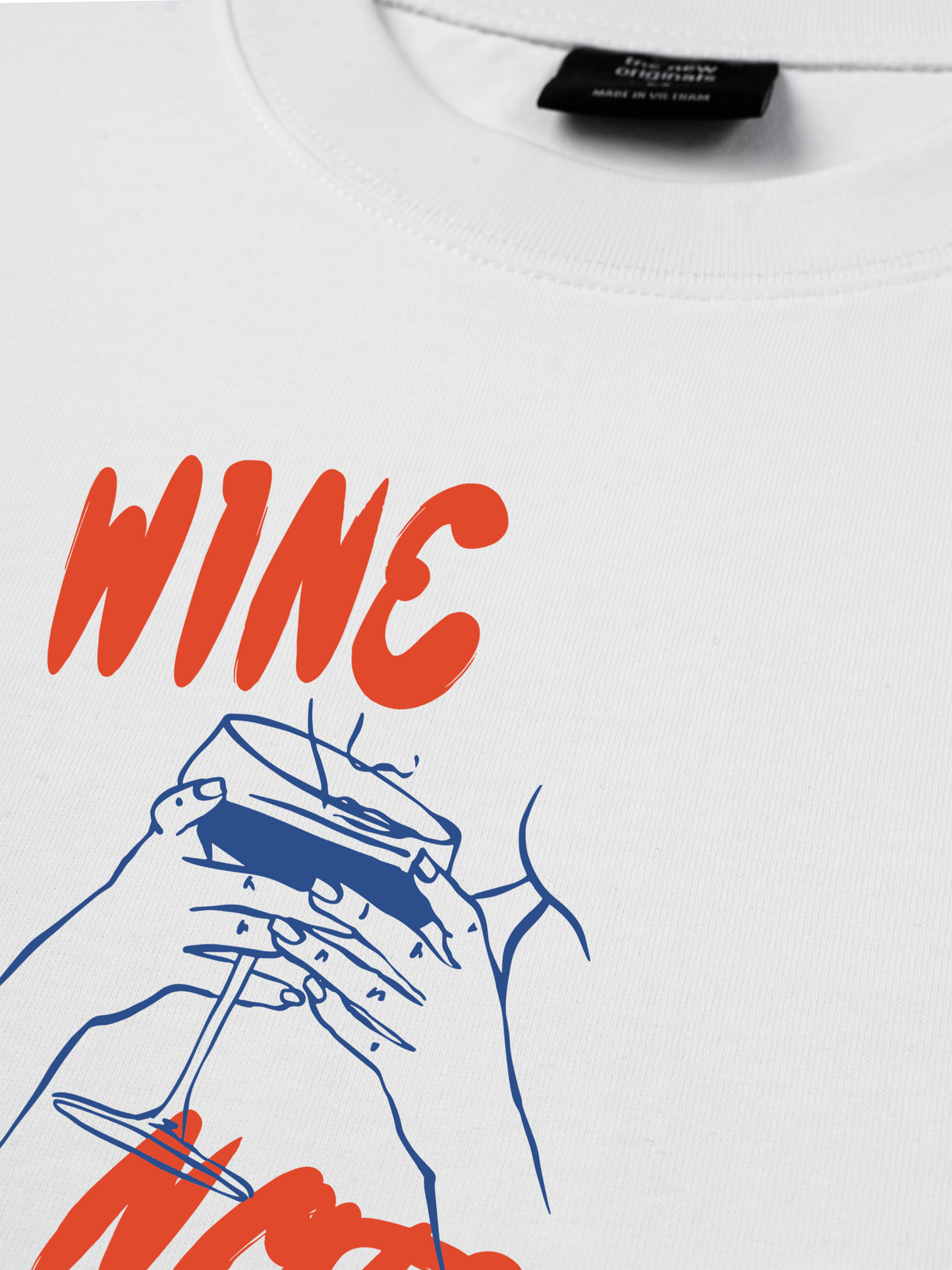 Áo Thun Relaxed Fit WINE NOT