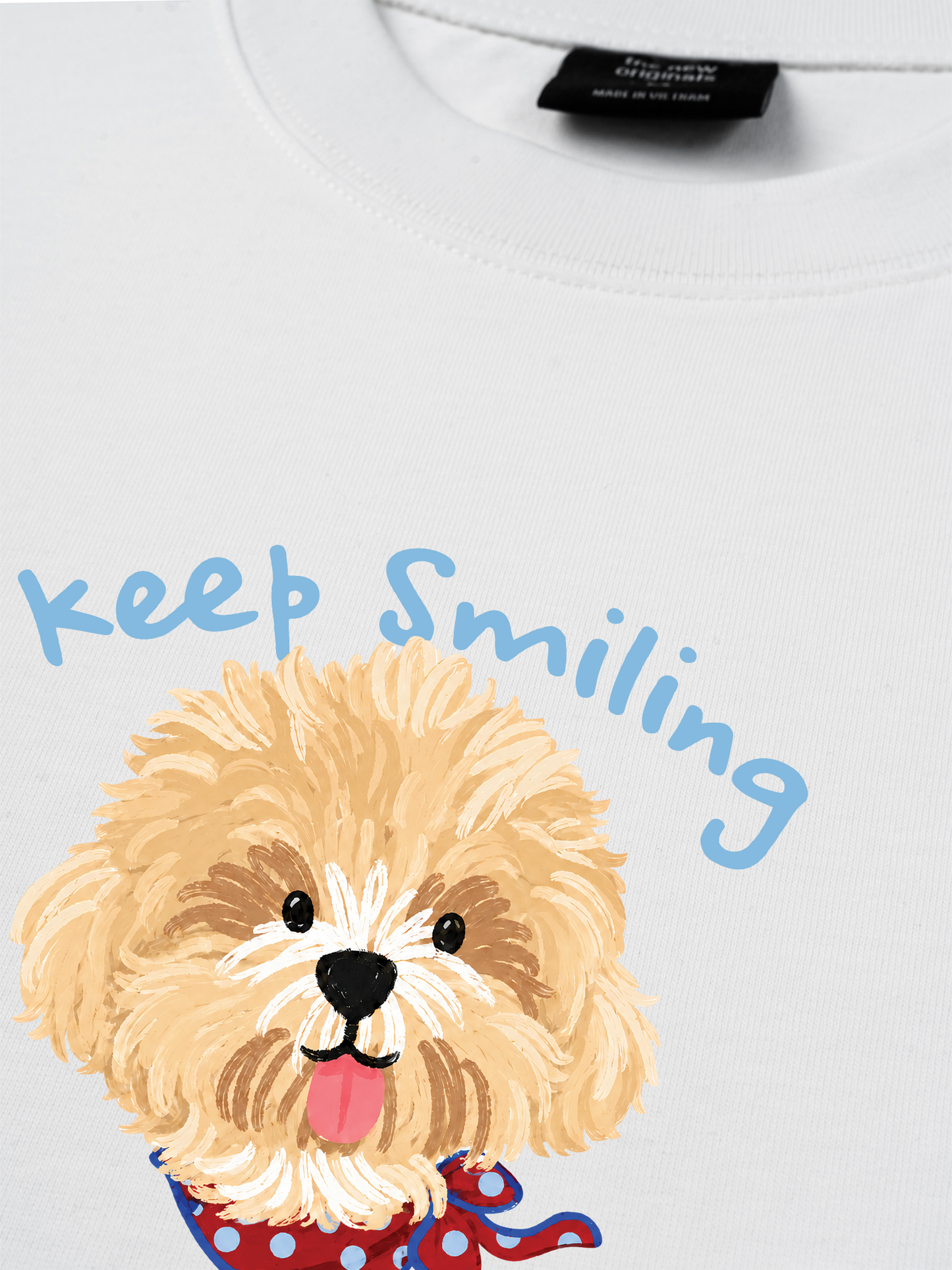 Áo Thun Relaxed Fit Keep Smiling
