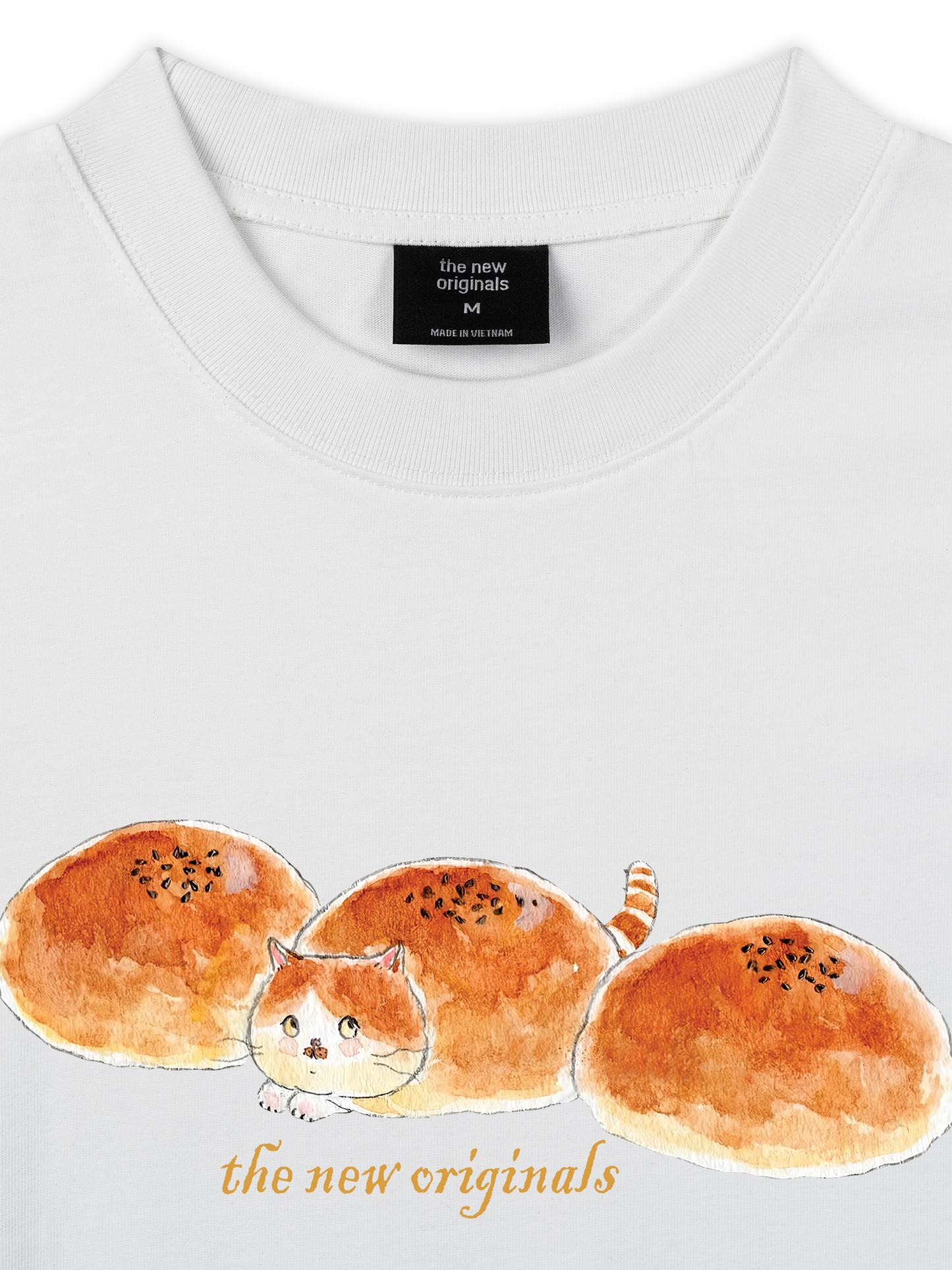 Áo Thun Relaxed Fit Cute Bread