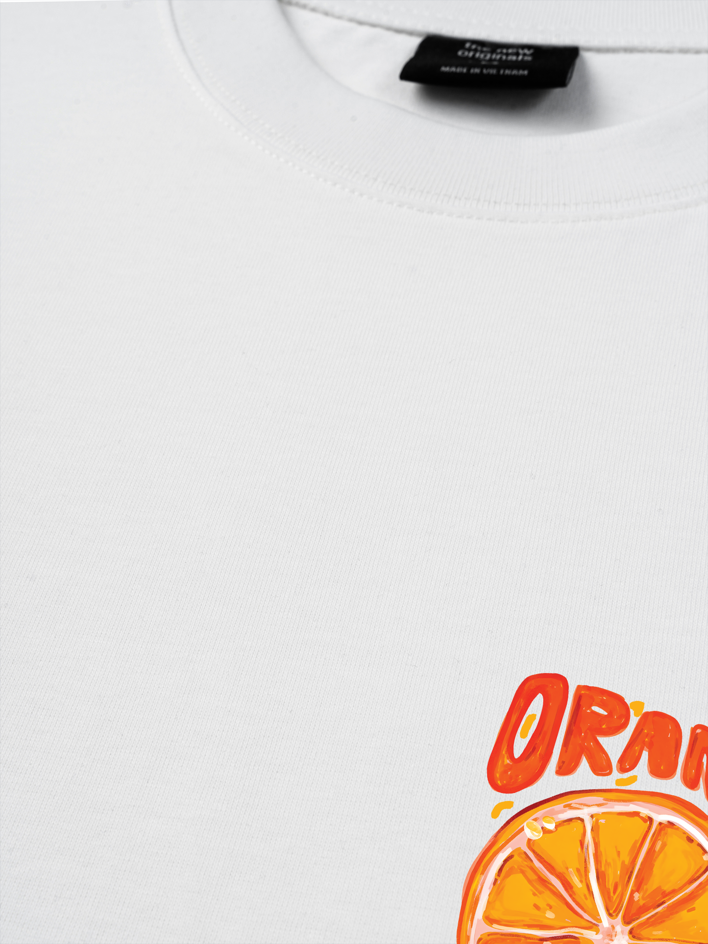 Áo Thun Relaxed Fit Summer Vibes Orange