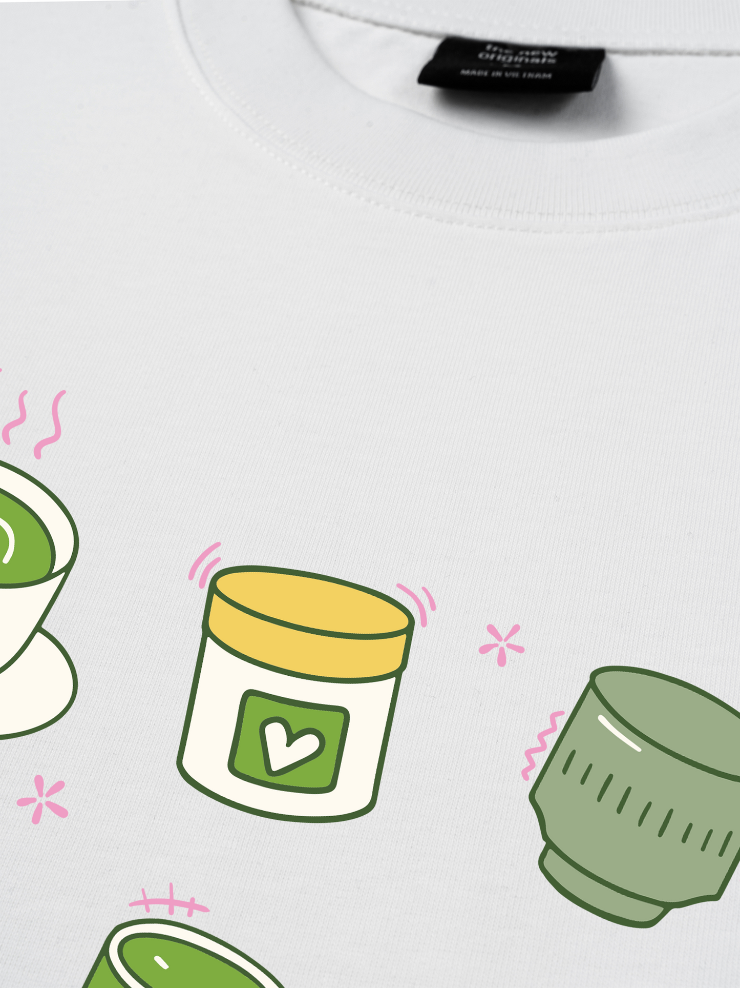 Áo Thun Relaxed Fit Drink Collection Matcha Time