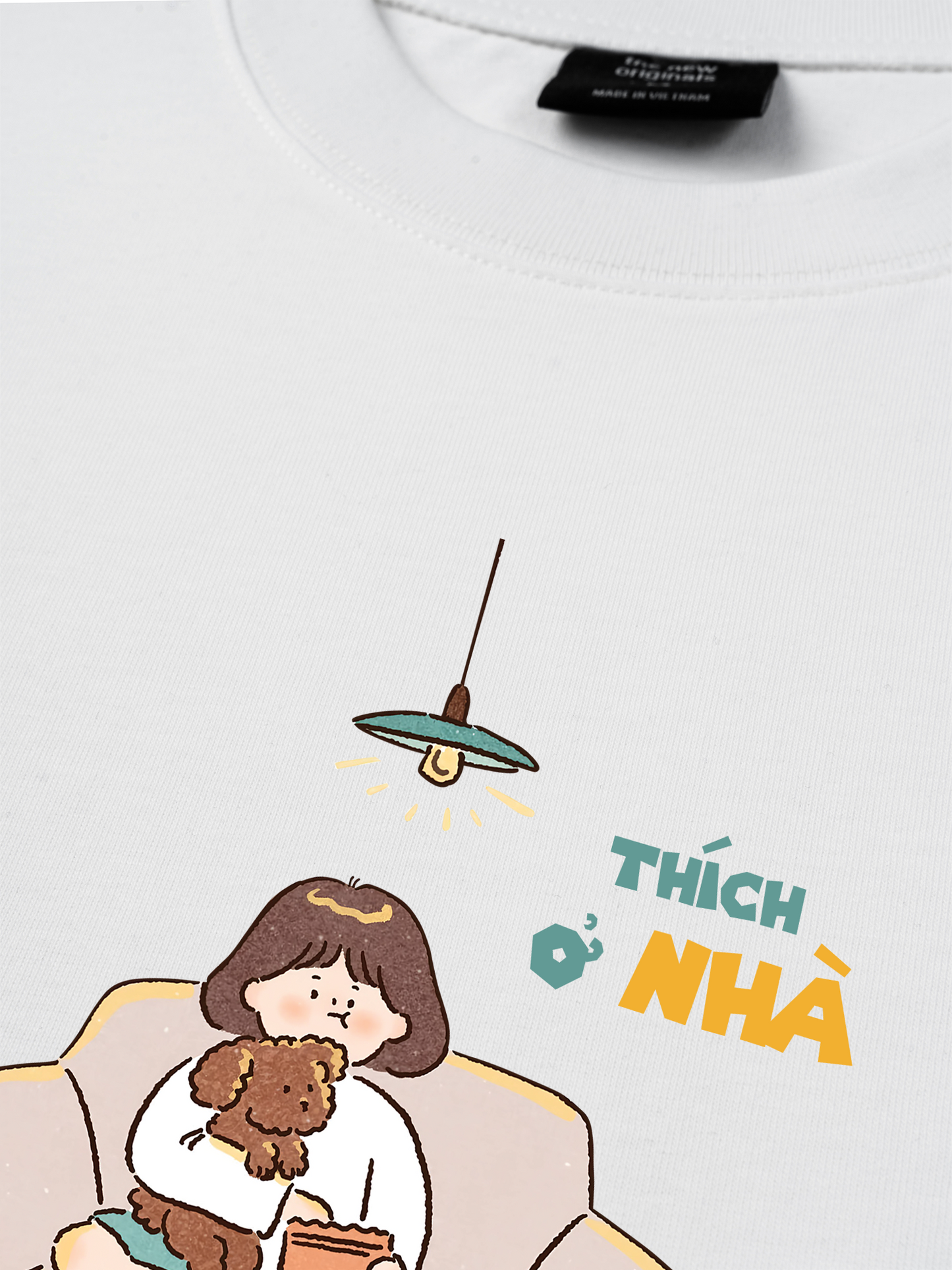 Áo Thun Relaxed Fit Thích Ở Nhà 2