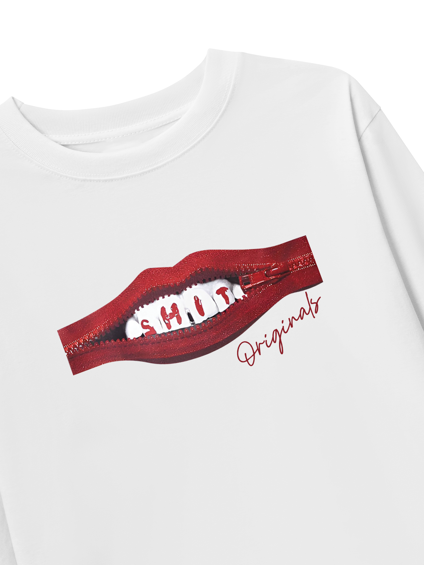 Áo Thun Dài Tay Teeth Zip Classic