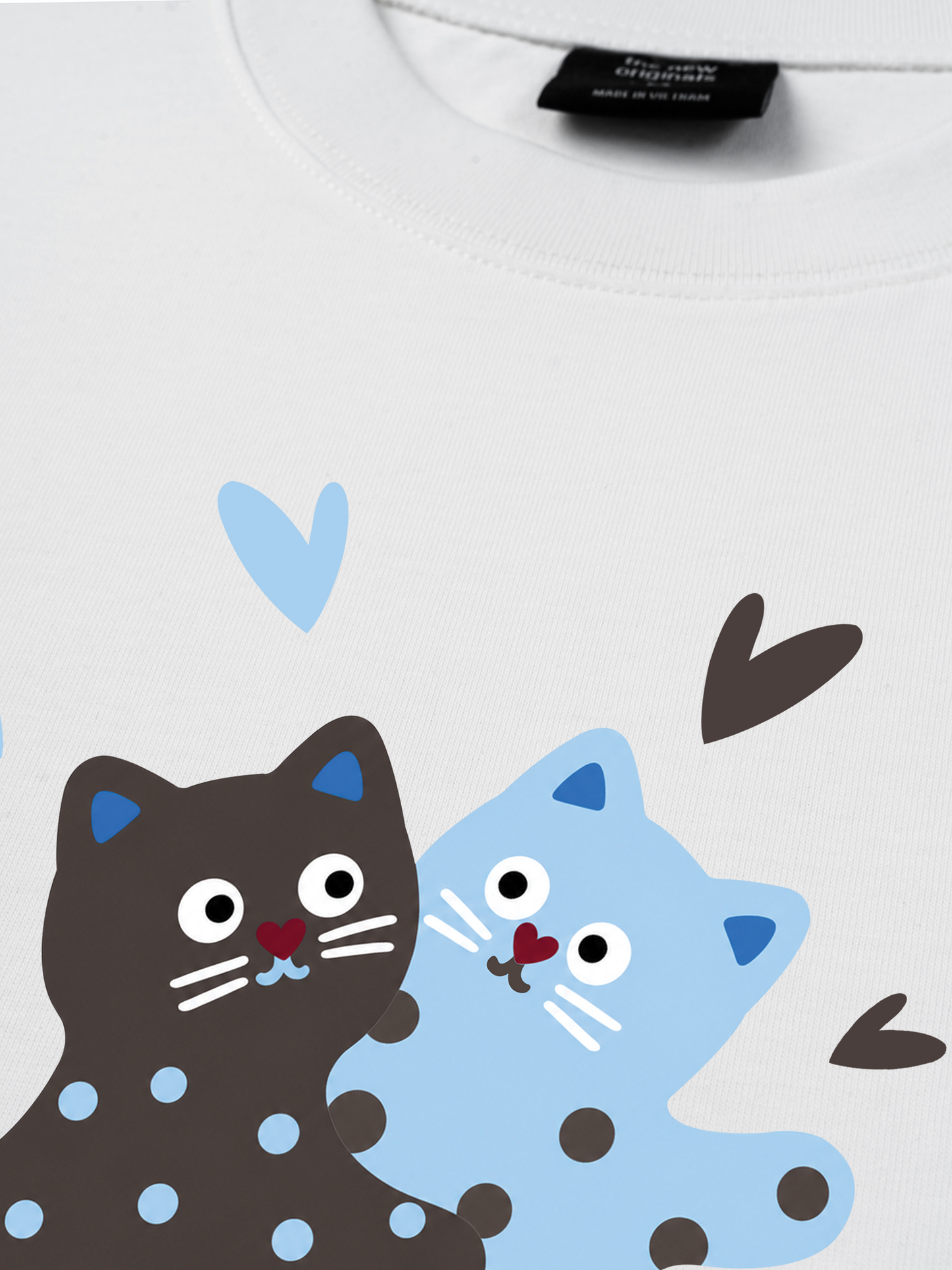 Áo Thun Relaxed Fit Cat Love