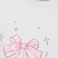 Áo Thun Relaxed Fit Cute Girl Pink Bow Bunny