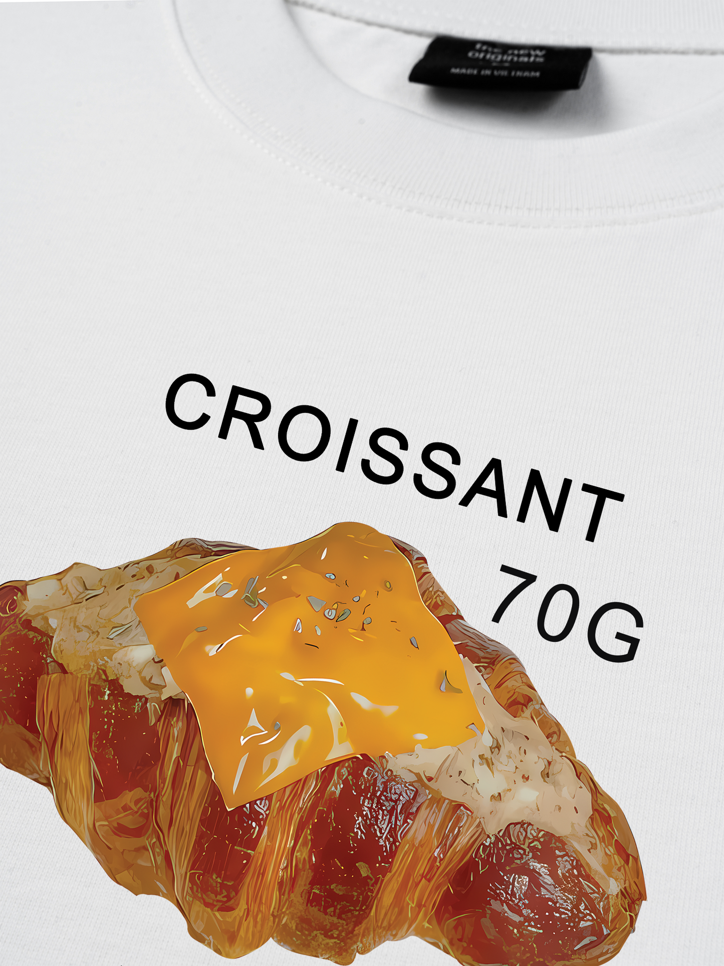 Áo Thun Relaxed Fit Sweet Pastry Croisant