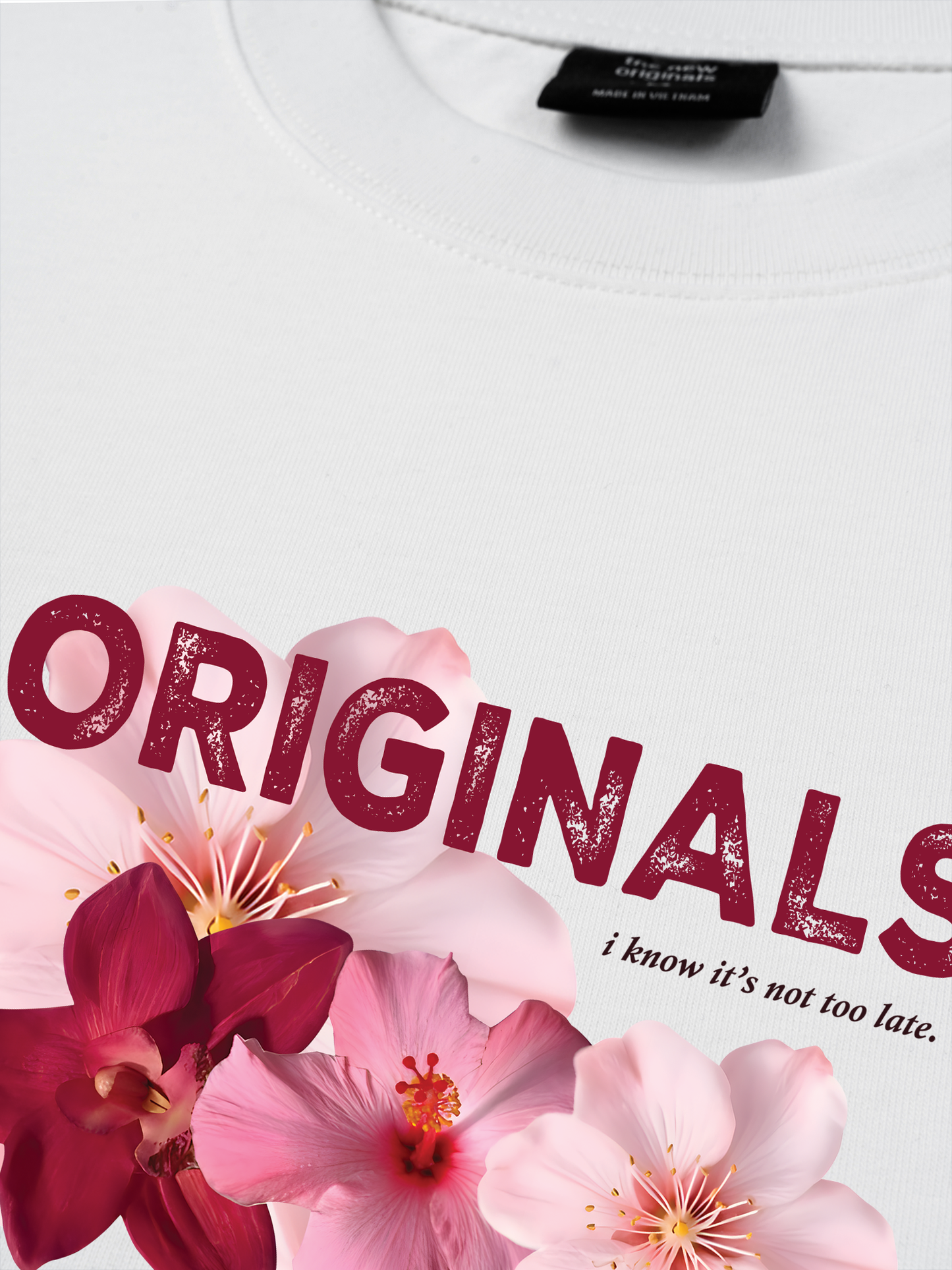 Áo Thun Relaxed Fit Summer Vibes Pink Floral
