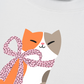 Áo Thun Relaxed Fit Daily Cuties Meow & Bow