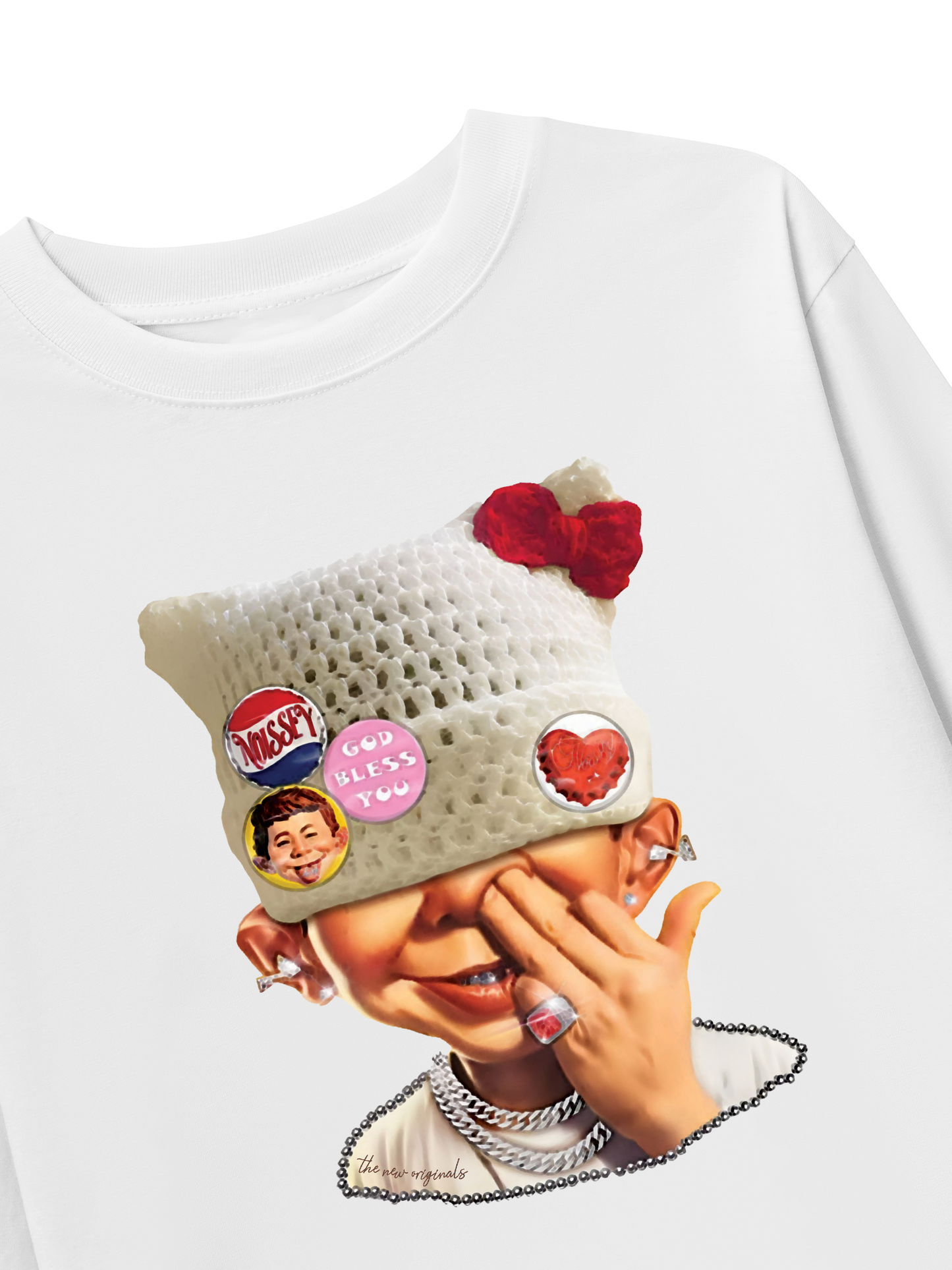 Áo Thun Dài Tay Badge DIY! Bad Boy_s Woolen Hat