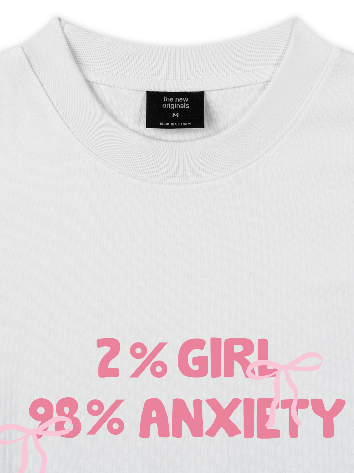 Áo Thun Relaxed Fit 2%Girl 98% Anxiety