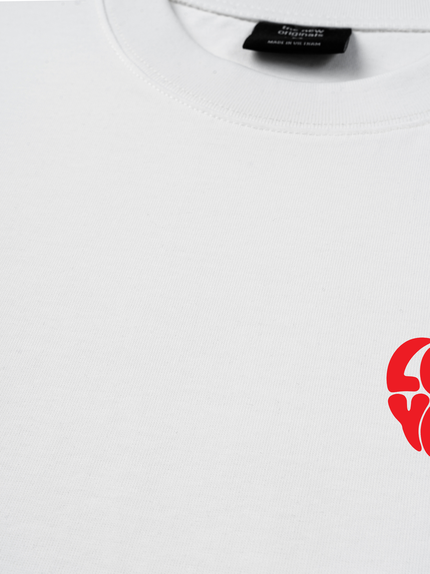 Áo Thun Relaxed Fit Love You Typography
