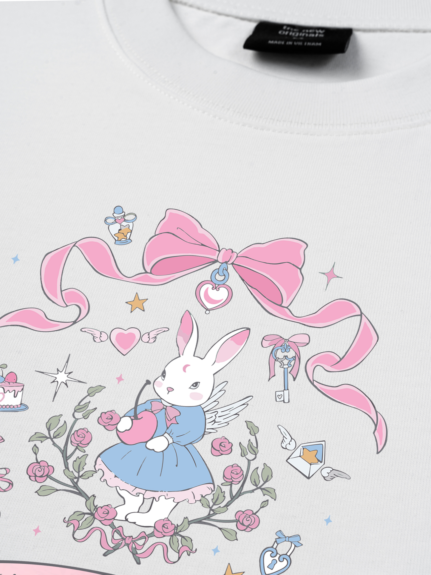 Áo Thun Relaxed Fit Daily Cuties Little Rose Paradise