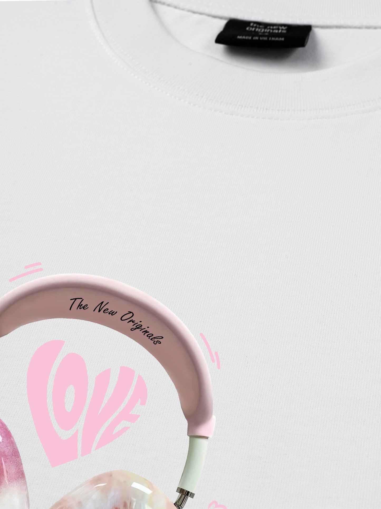 Áo Thun Relaxed Fit Summer Vibes Peach Love