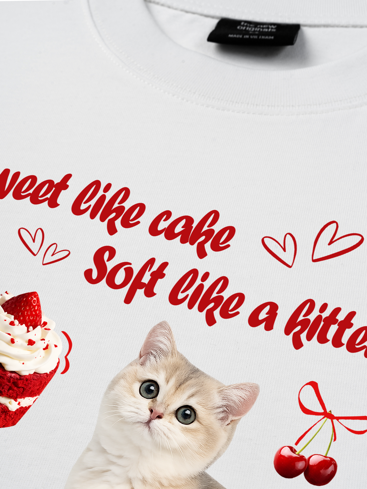 Áo Thun Relaxed Fit Daily Cuties Sweet Like Cake