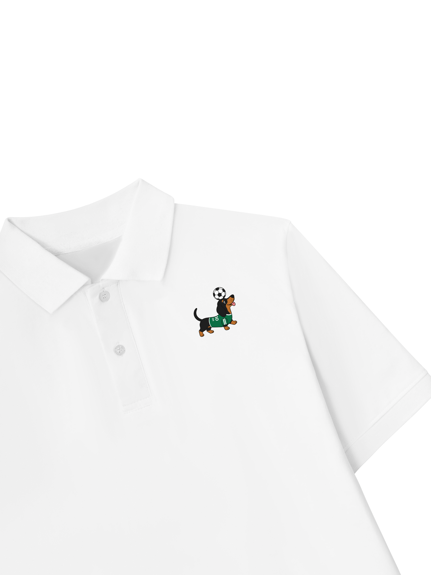 Áo Polo Relaxed Fit Dachshund FC Green
