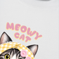 Áo Thun Relaxed Fit Meowy Cat Yellow Plaid
