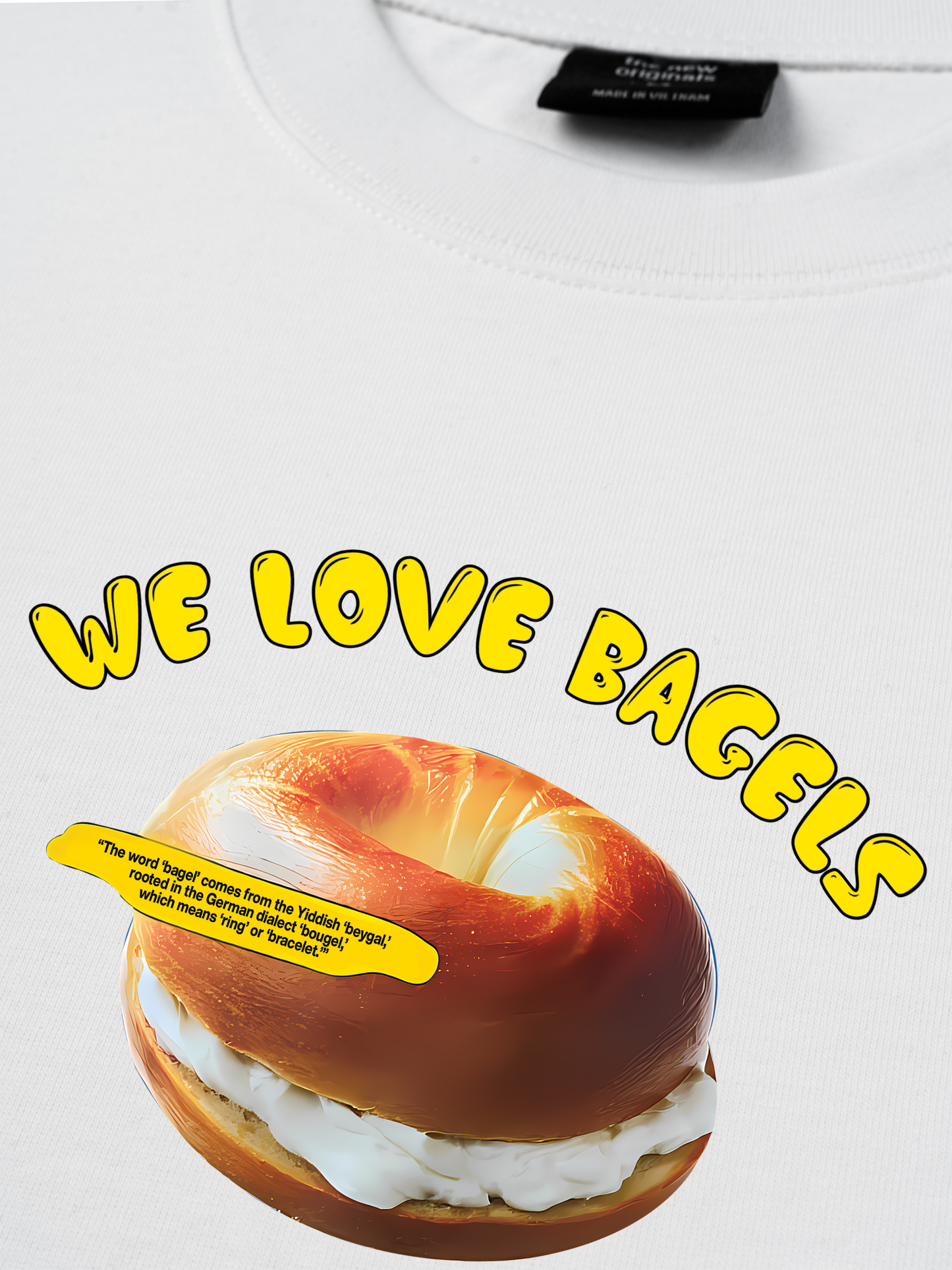 Áo Thun Relaxed Fit Sweet Pastry We Love Baggles