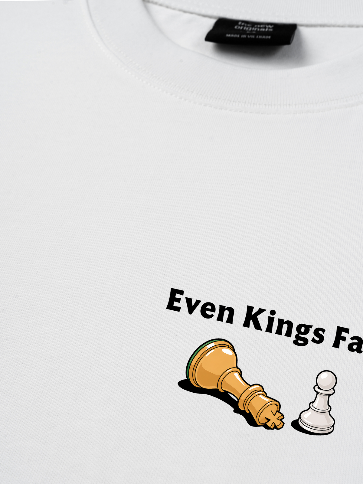 Áo Thun Relaxed Fit Even Kings Fall