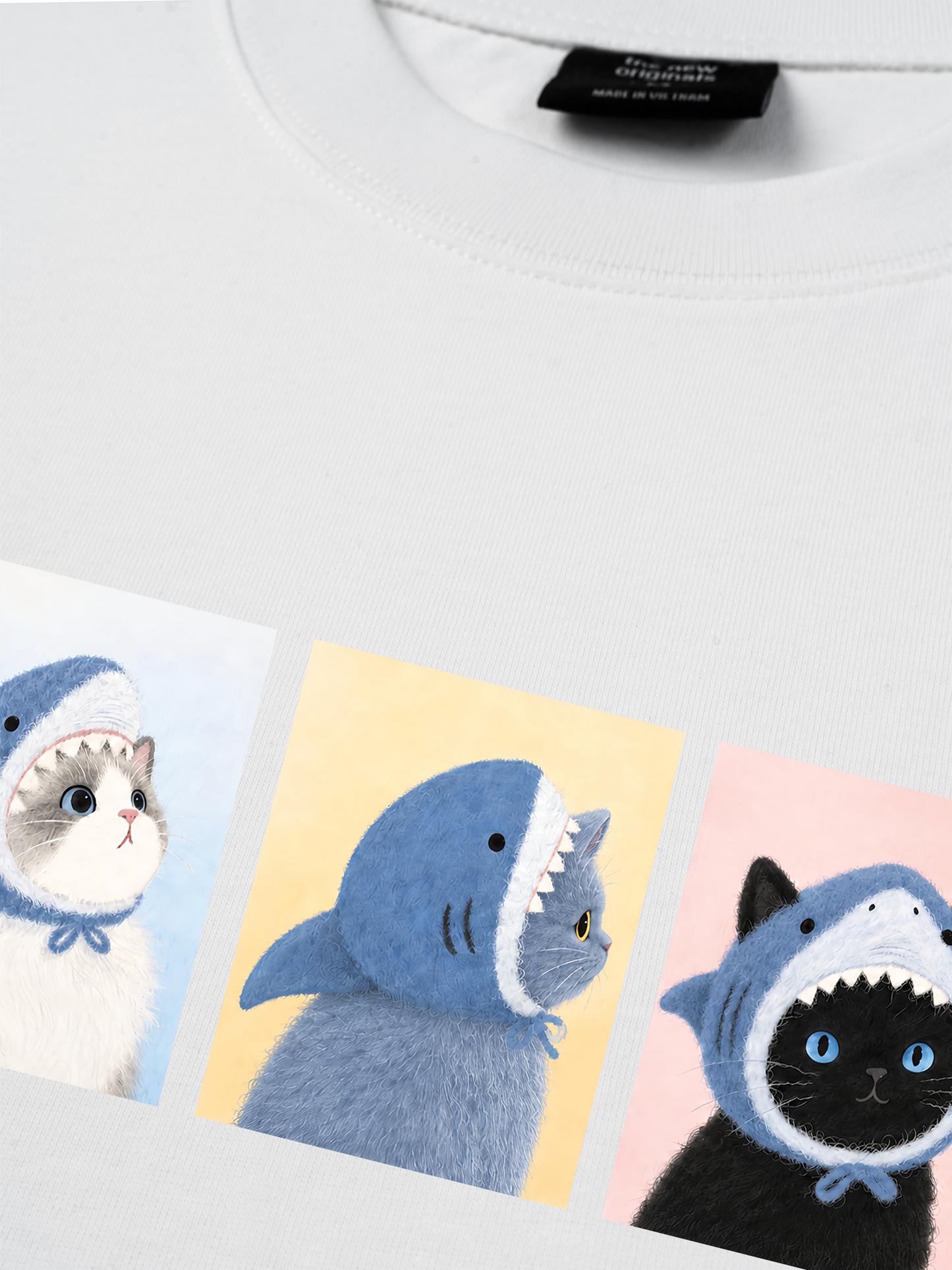 Áo Thun Relaxed Fit Shark Kitty