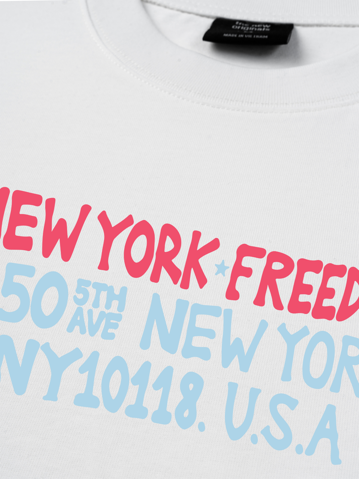 Áo Thun Relaxed Fit New York Freedom