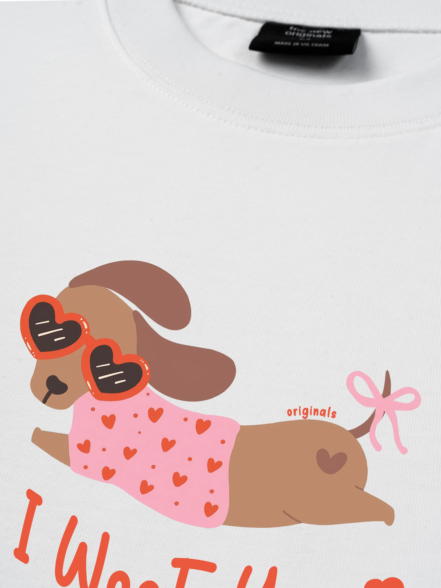 Áo Thun Relaxed Fit Animal Mood I Woof You