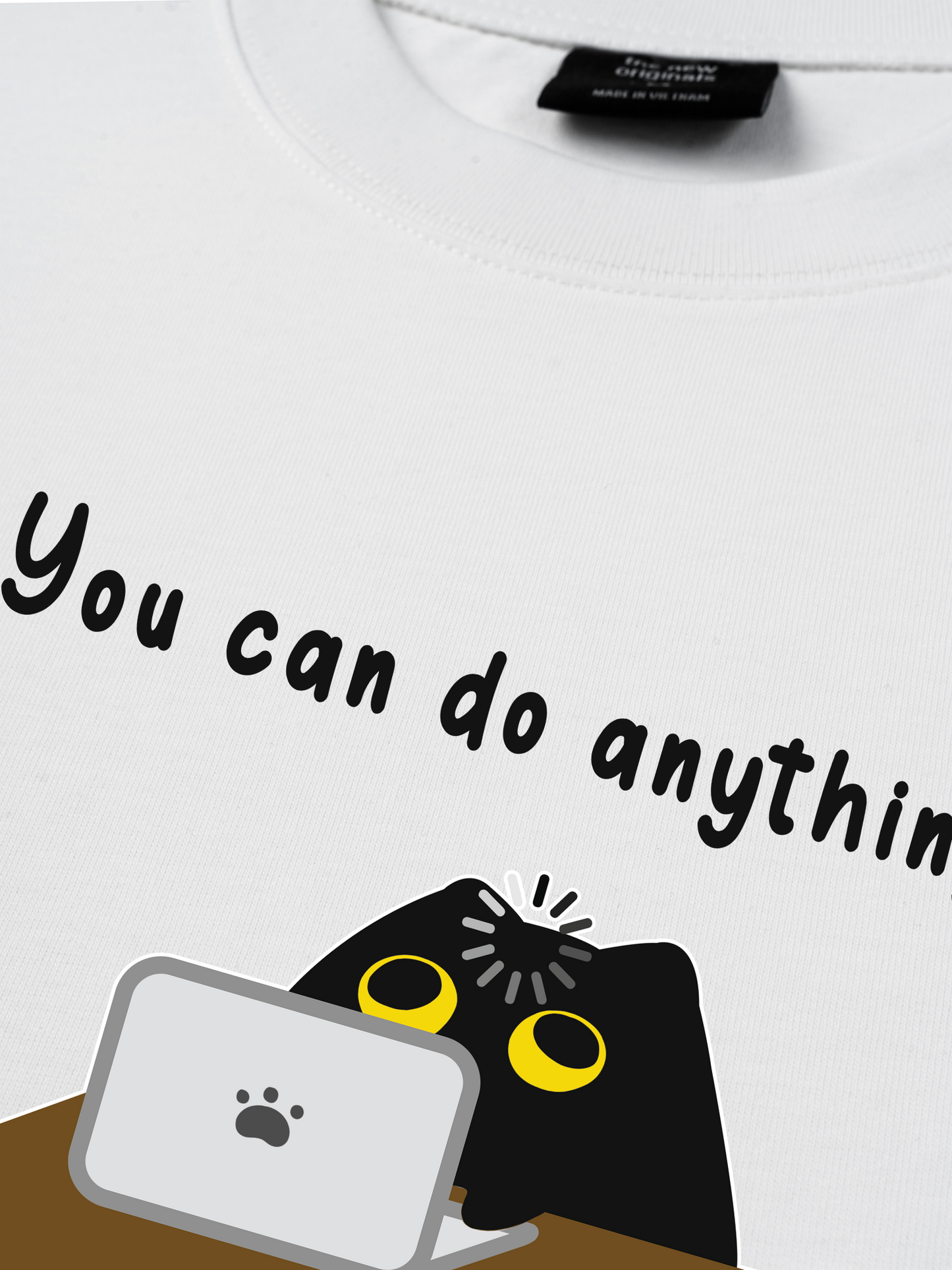Áo Thun Relaxed Fit Animal Mood You Can Do Anything
