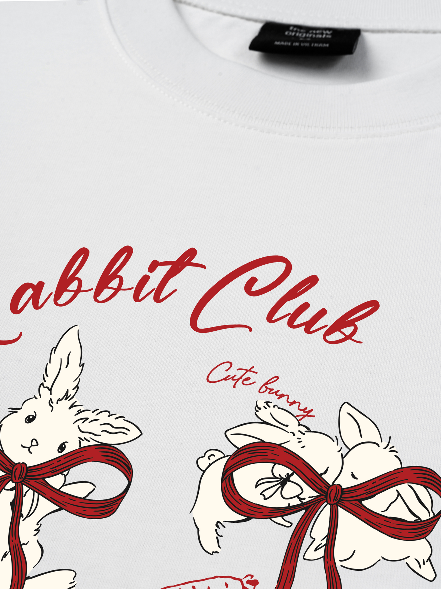 Áo Thun Relaxed Fit Rabbit Club