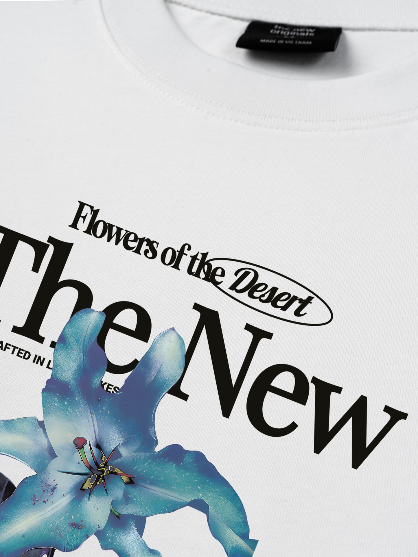 Áo Thun Relaxed Fit Summer Vibes Flower Of The Desert Blue