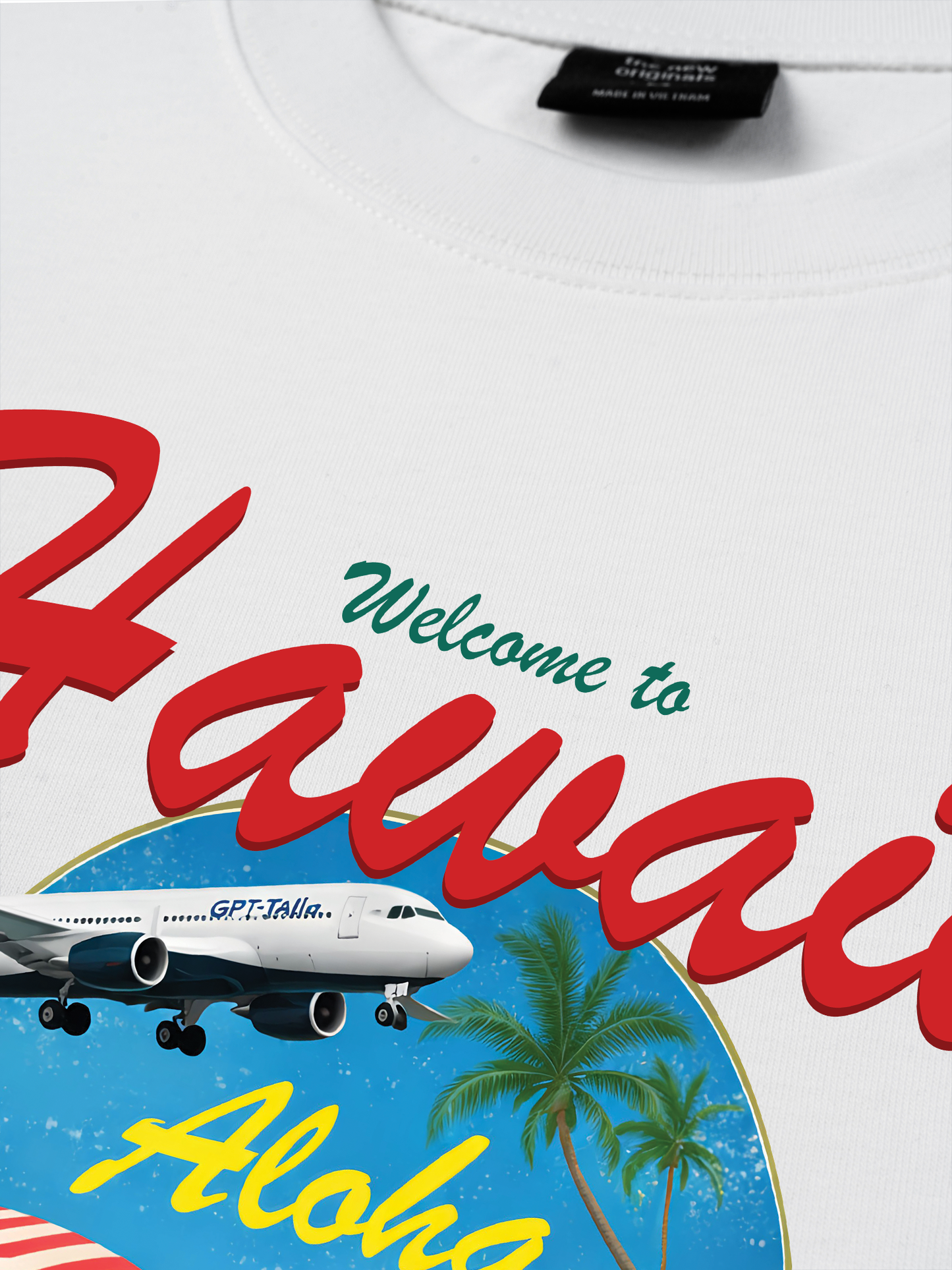 Áo Thun Relaxed Fit Welcome  to Hawaii