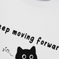 Áo Thun Relaxed Fit Animal Mood Keep Moving Forward