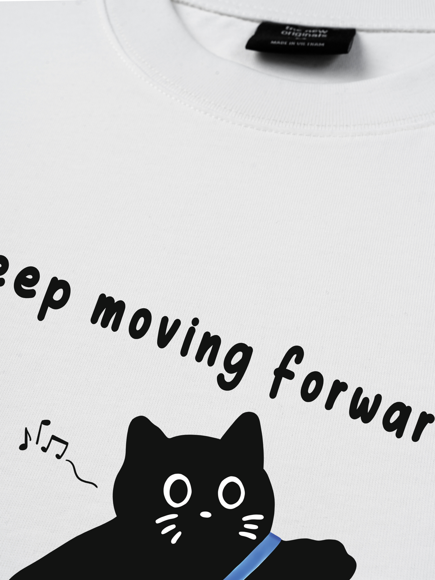 Áo Thun Relaxed Fit Animal Mood Keep Moving Forward