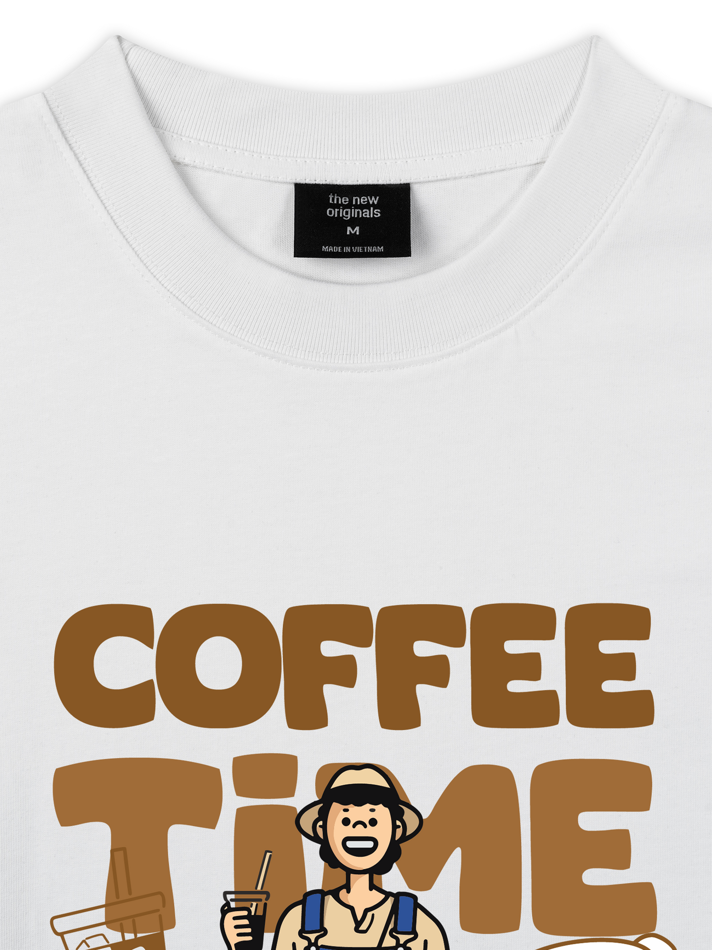 Áo Thun Relaxed Fit Coffee Time 2