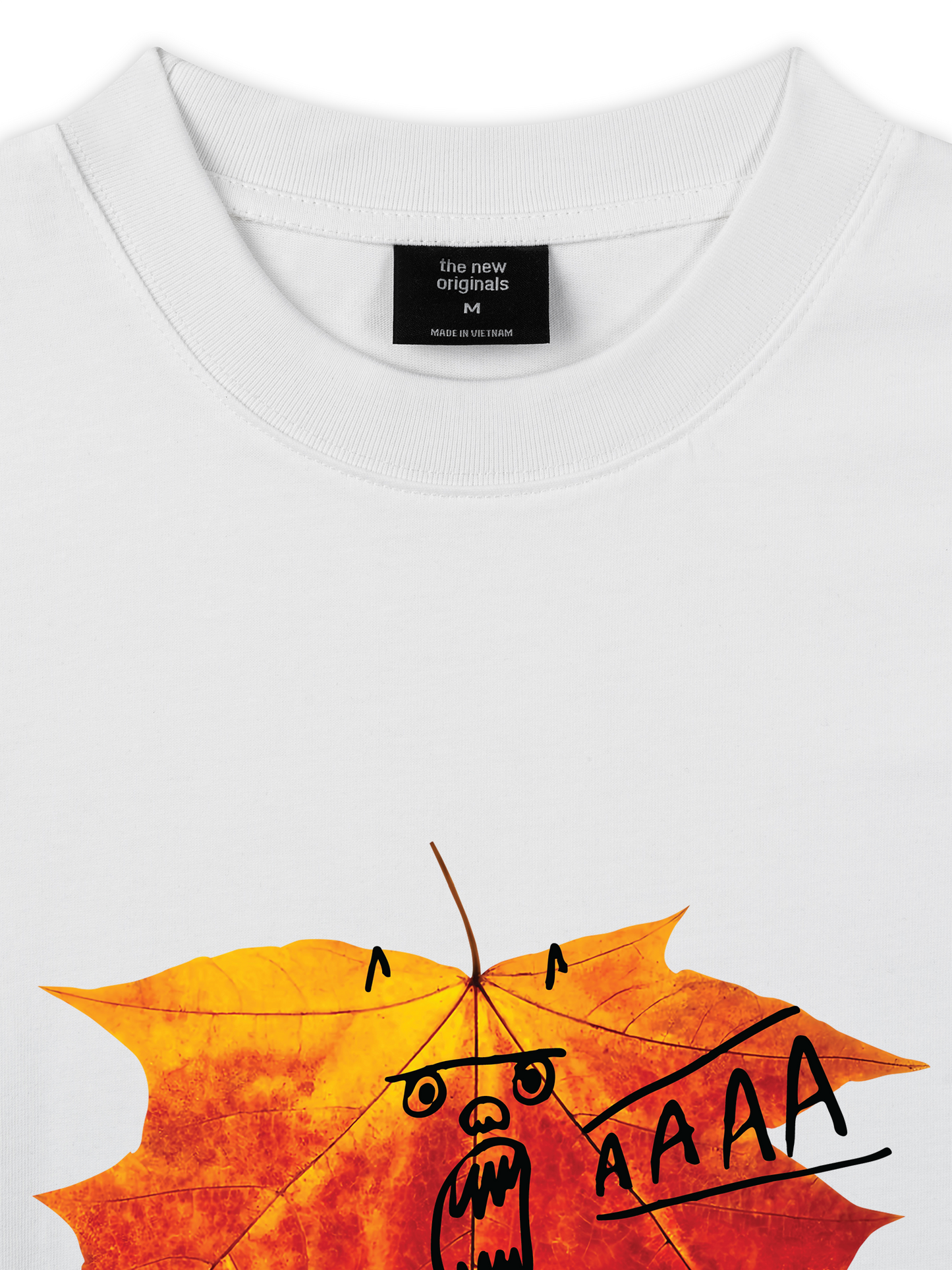 Áo Thun Relaxed Fit Autumn Vibes Maple Leaf