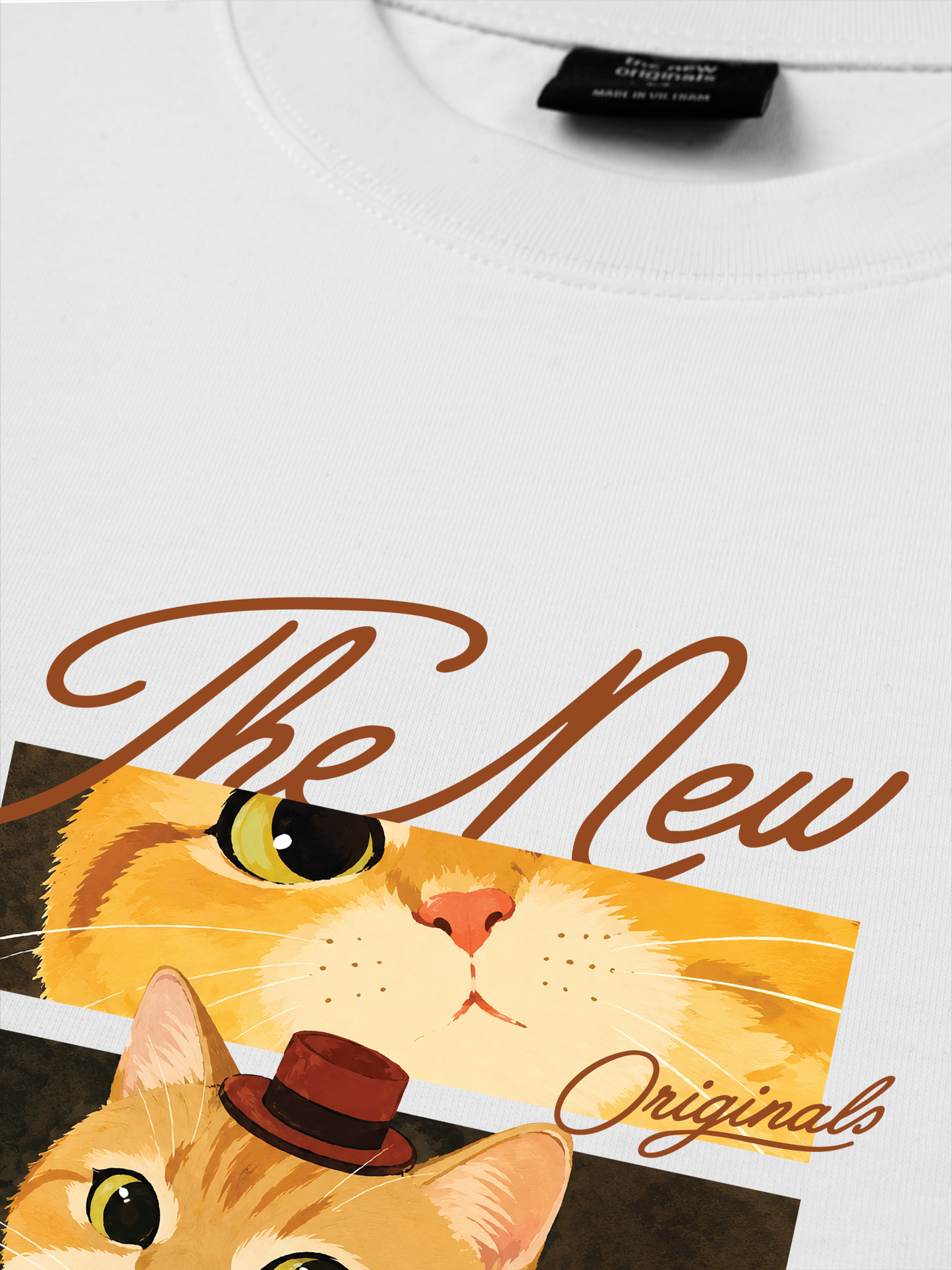 Áo Thun Relaxed Fit Fragments of Curiosity Meow